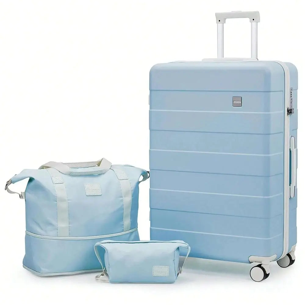 Carry On Luggage, 20 In CarryOn Suitcase With Spinner Wheels,Hardside 3PCS Set With TSA Lock